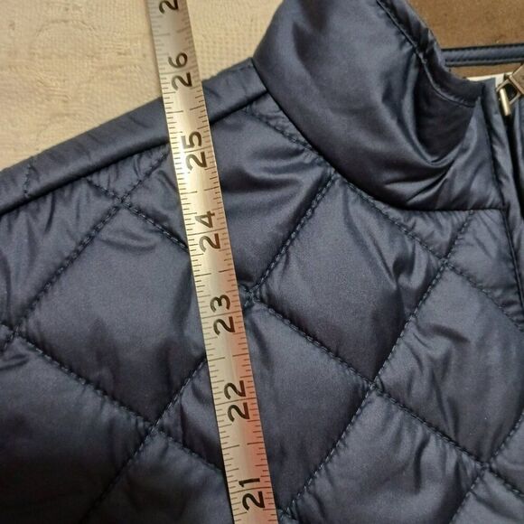 Peter Millar Boy's Essex Navy Blue Quilted Youth Vest size L - Picture 7 of 10